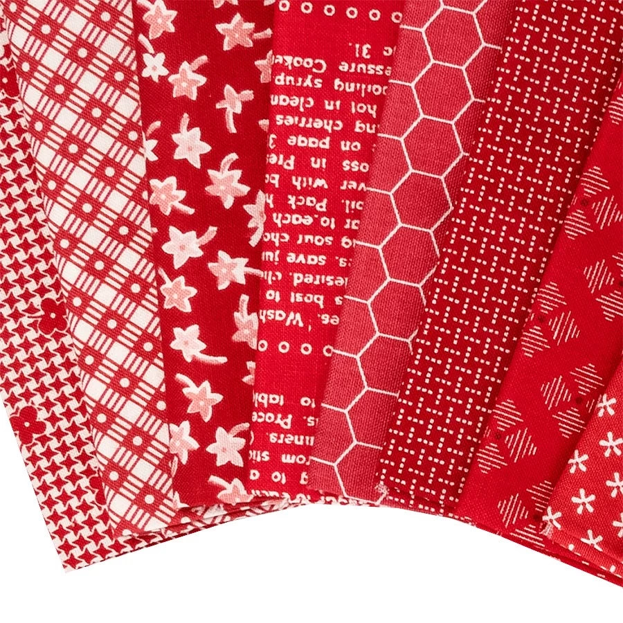 Lori Holt Red Sampler Fat Quarter BundleLori Holt For Riley Blake Designs 2 Lori Holt Red Sampler Fat Quarter BundleLori Holt For Riley Blake Designs - Image 2