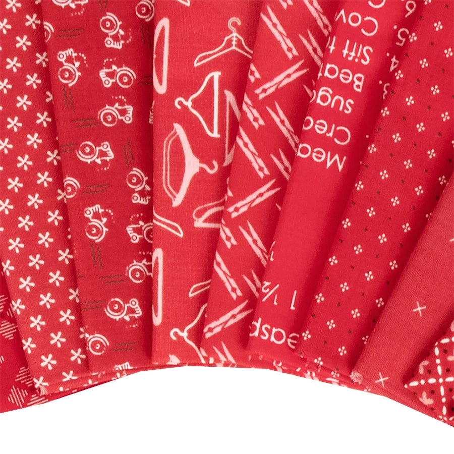 Lori Holt Red Sampler Fat Quarter BundleLori Holt For Riley Blake Designs 3 Lori Holt Red Sampler Fat Quarter BundleLori Holt For Riley Blake Designs - Image 3
