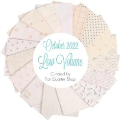 October 2022 Low Volume Fat Quarter BundleFat Quarter Shop Exclusive