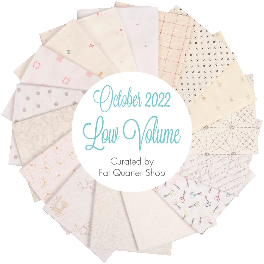 October 2022 Low Volume Fat Quarter BundleFat Quarter Shop Exclusive 1 October 2022 Low Volume Fat Quarter BundleFat Quarter Shop Exclusive