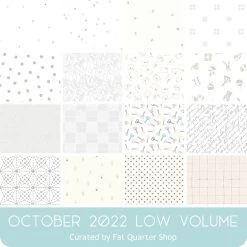 October 2022 Low Volume Fat Quarter BundleFat Quarter Shop Exclusive 12 October 2022 Low Volume Fat Quarter BundleFat Quarter Shop Exclusive -Fabric Sewing Store lowvolume 1022 fqb cs