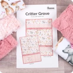Lullaby Critter Grove Quilt KitFeaturing Cuddle By Shannon Fabrics -Fabric Sewing Store lullaby critter grove 3
