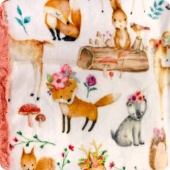 Lullaby Critter Grove Quilt KitFeaturing Cuddle By Shannon Fabrics -Fabric Sewing Store lullabycrittergrove cu2