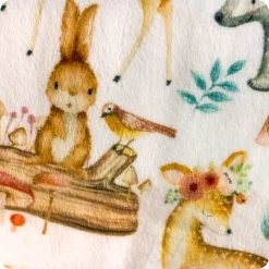 Lullaby Critter Grove Quilt KitFeaturing Cuddle By Shannon Fabrics -Fabric Sewing Store lullabycrittergrove cu4