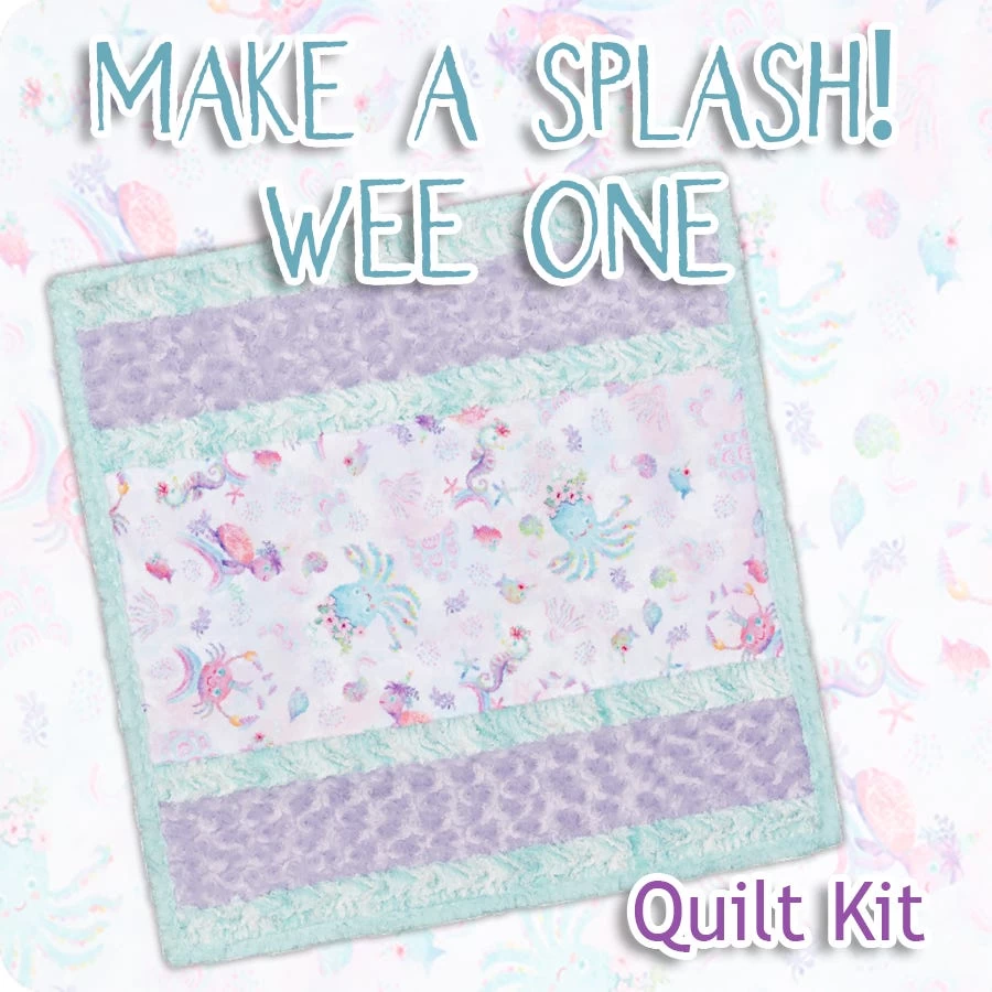 Make A Splash! Wee One Quilt KitFeaturing Cuddle Fabric By Shannon Fabrics 10 Make A Splash! Wee One Quilt KitFeaturing Cuddle Fabric By Shannon Fabrics - Image 10