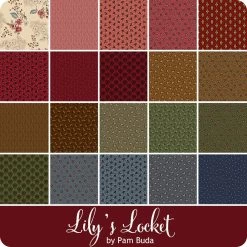 Lily's Locket Half Yard BundlePam Buda For Marcus Fabrics -Fabric Sewing Store mb lily slocket ydg cs 1 1