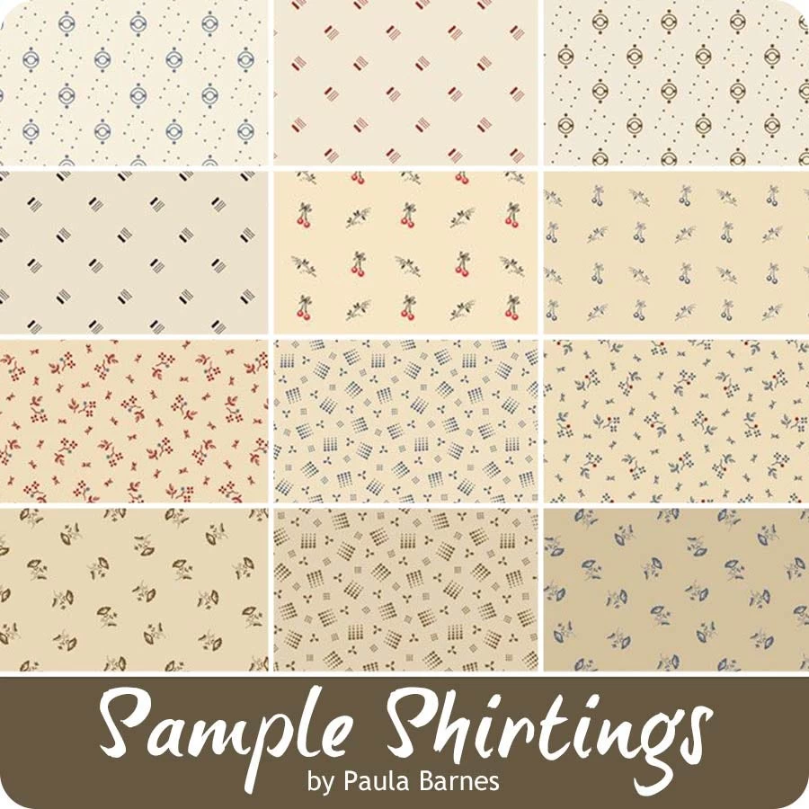 Sample Shirtings 2.5" StripsPaula Barnes For Marcus Fabrics 1 Sample Shirtings 2.5" StripsPaula Barnes For Marcus Fabrics