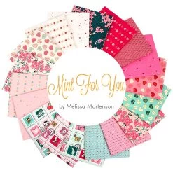 Mint For You Fat Quarter BundleMelissa Mortenson For Riley Blake Designs