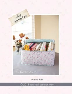 Big Sewing Case Downloadable PDF Sewing PatternMinki Kim