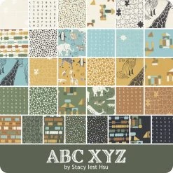 ABC XYZ Half Yard BundleStacy Iest Hsu For Moda Fabrics -Fabric Sewing Store moda abc xyz precut 900
