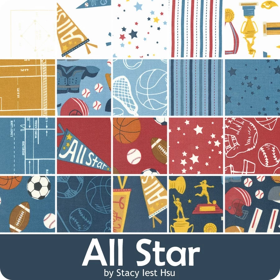 All Star Jelly RollStacy Iest Hsu For Moda Fabrics 3 All Star Jelly RollStacy Iest Hsu For Moda Fabrics - Image 3