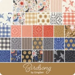 Birdsong Fat Eighth BundleGingiber For Moda Fabrics -Fabric Sewing Store moda birdsong precut 900 5