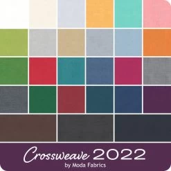 Crossweave Charm PackModa Fabrics -Fabric Sewing Store moda crossweave2022 ydg cs
