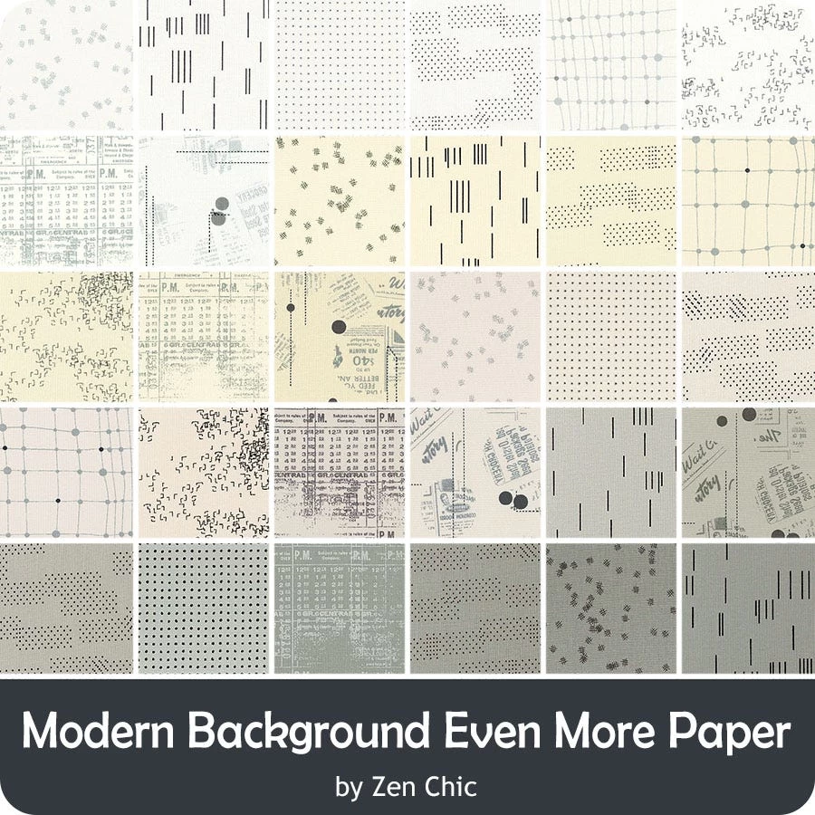 Modern Background Even More Paper Layer CakeZen Chic For Moda Fabrics 10 Modern Background Even More Paper Layer CakeZen Chic For Moda Fabrics - Image 10