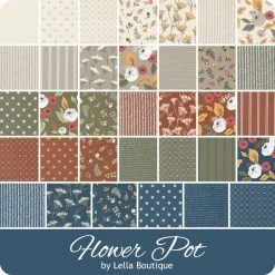 Flower Pot Layer CakeLella Boutique For Moda Fabrics -Fabric Sewing Store moda flower pot ydg 900 1