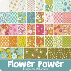 Flower Power Fat Eighth BundleMaureen McCormick For Moda Fabrics -Fabric Sewing Store moda flowerpower ydg cs