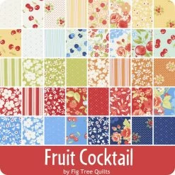 Fruit Cocktail Jolly BarFig Tree Quilts For Moda Fabrics -Fabric Sewing Store moda fruitcocktail ydg cs
