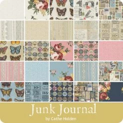 Junk Journal Half Yard BundleCathe Holden For Moda Fabrics -Fabric Sewing Store moda junkjournal precut ydg wkg