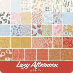 Lazy Afternoon Layer CakeZen Chic For Moda Fabrics -Fabric Sewing Store moda lazyafternoon ydg 900 8