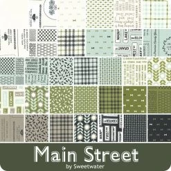 Main Street Fat Eighth BundleSweetwater For Moda Fabrics -Fabric Sewing Store moda mainstreet ydg cs 3