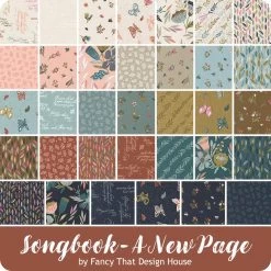 Songbook A New Page Fat Eighth BundleFancy That Design House For Moda Fabrics -Fabric Sewing Store moda songbookanewpage precut cs