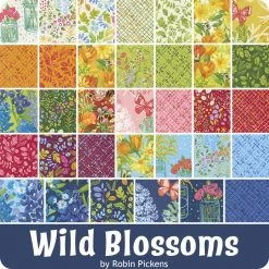 Wild Blossoms Layer CakeRobin Pickens For Moda Fabrics 17 Wild Blossoms Layer CakeRobin Pickens For Moda Fabrics -Fabric Sewing Store moda wildblossoms ydg cs