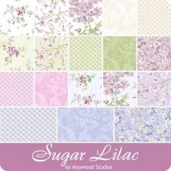 Sugar Lilac Half Yard BundleMaywood Studio -Fabric Sewing Store mw sugarlilac ydg cs 1