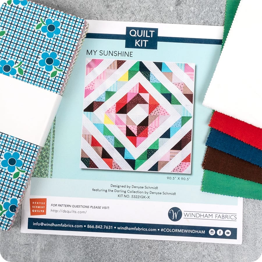 My Sunshine Quilt KitFeaturing Darling By Denyse Schmidt 5 My Sunshine Quilt KitFeaturing Darling By Denyse Schmidt - Image 5