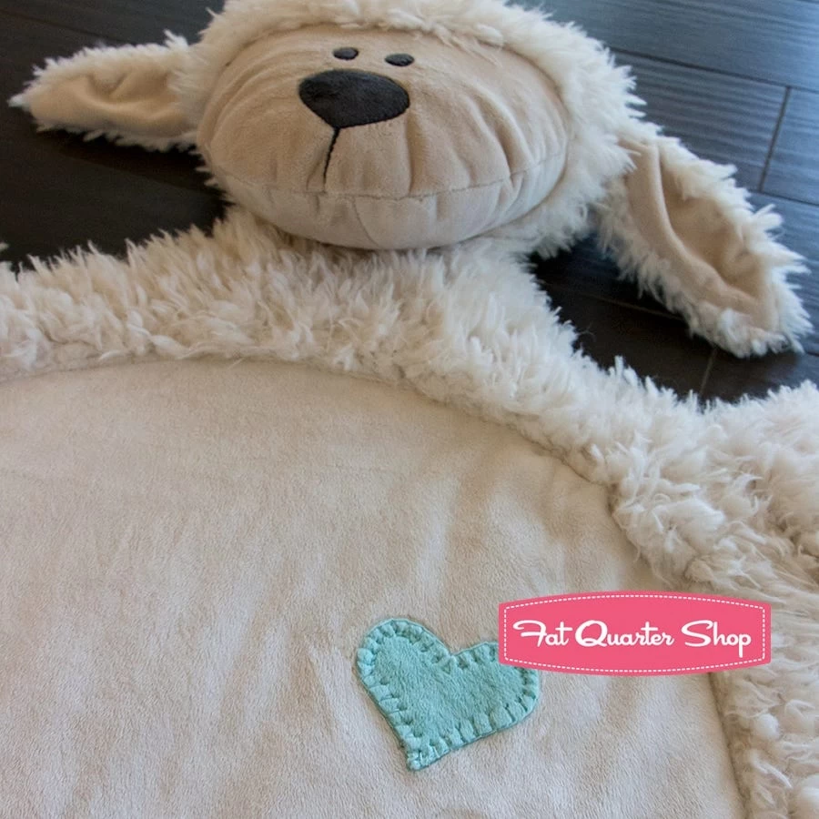My Lambie Ivory Soft Cuddle Play Mat KitFeaturing Cuddle Fabric By Shannon Fabrics 2 My Lambie Ivory Soft Cuddle Play Mat KitFeaturing Cuddle Fabric By Shannon Fabrics - Image 2