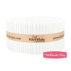 Off White Confetti Cotton Solid 2.5" Rolie Polie Riley Blake Designs