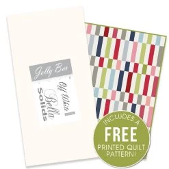 Off White Bella Solids Jolly BarModa Fabrics