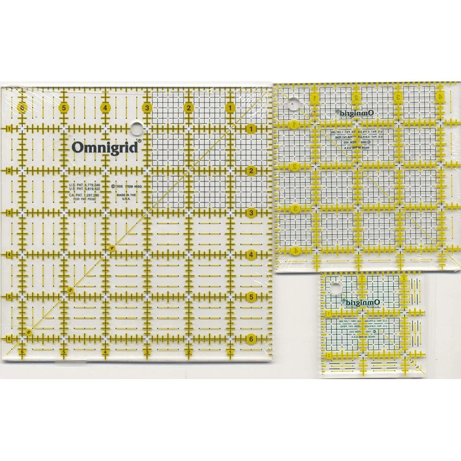 Omnigrid Mini Square Ruler SetOmnigrid #OGR2465 1 Omnigrid Mini Square Ruler SetOmnigrid #OGR2465