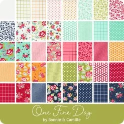 One Fine Day Honey BunBonnie & Camille For Moda Fabrics -Fabric Sewing Store onefineday ydg 900 1