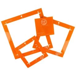 Orange Pop Rulers Square SetKimberbell #KDTL101 -Fabric Sewing Store orangepop out2 2