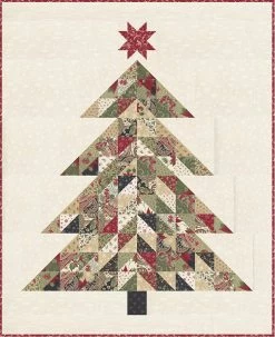 Poinsettia Plaza Jolly Bar3 Sisters For Moda Fabrics -Fabric Sewing Store papertree top 2