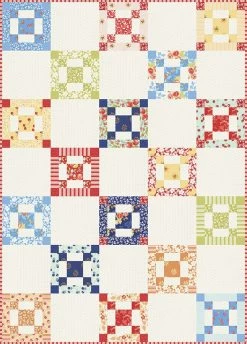 Parfait Quilt KitFeaturing Fruit Cocktail By Fig Tree Quilts -Fabric Sewing Store parfait 60.5x84.5