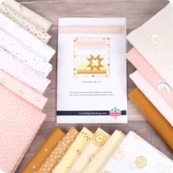 Pastel Among The Stars Quilt KitFeaturing Cozy Cotton Flannel By Robert Kaufman Fabrics -Fabric Sewing Store pastel among the stars qk1