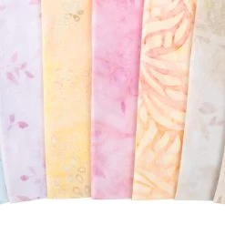 Pastel Petals Artisan Batiks 10" SquaresLunn Studios For Robert Kaufman Fabrics -Fabric Sewing Store pastel petals artisan cu2 2