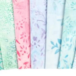 Pastel Petals Artisan Batiks 10" SquaresLunn Studios For Robert Kaufman Fabrics -Fabric Sewing Store pastel petals artisan cu4 2