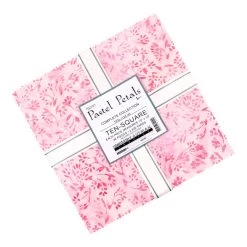 Pastel Petals Artisan Batiks 10" SquaresLunn Studios For Robert Kaufman Fabrics