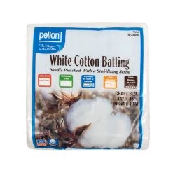 White Cotton With Scrim Craft Quilt BattingPellon #G-3445P