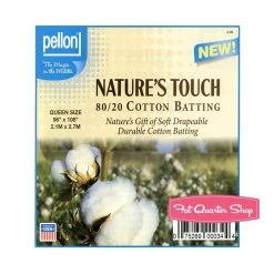 Nature's Touch 80/20 Queen Quilt BattingPellon #A96 -Fabric Sewing Store pellon queenbatting a96