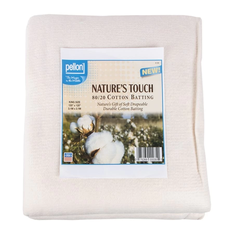 Nature's Touch 80/20 King Quilt BattingPellon #A120 1 Nature's Touch 80/20 King Quilt BattingPellon #A120