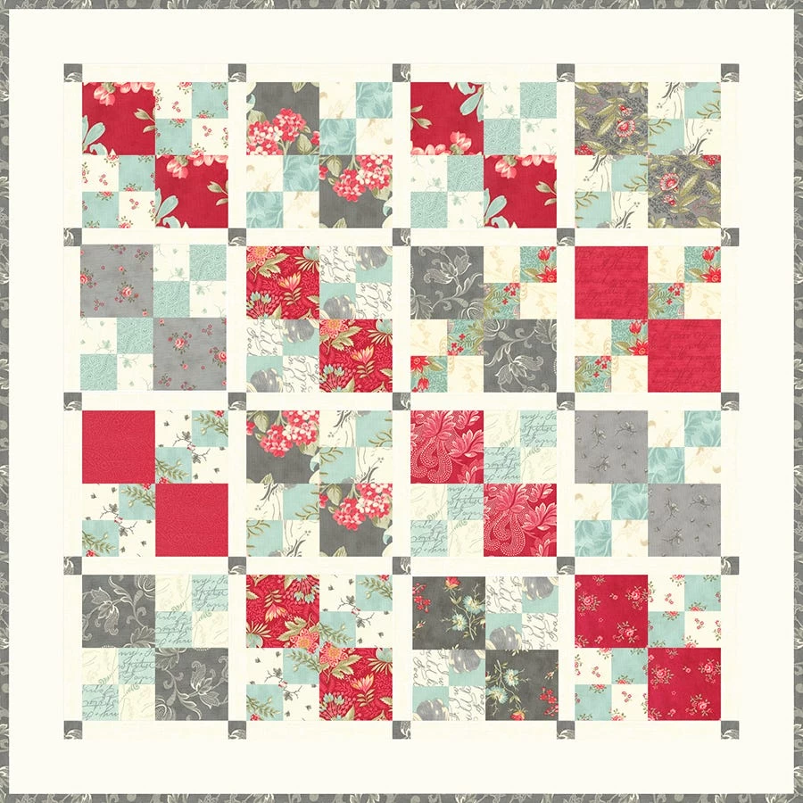 Petit Fours Quilt KitFeaturing Collection For A Cause: Etchings By Howard Marcus & 3 Sisters 2 Petit Fours Quilt KitFeaturing Collection For A Cause: Etchings By Howard Marcus & 3 Sisters - Image 2