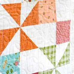 Pinwheel Surprise Quilt KitFeaturing Bountiful Blooms By Sherri & Chelsi -Fabric Sewing Store pinwheelsurprise cu5