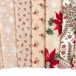 Poinsettia Plaza Jolly Bar3 Sisters For Moda Fabrics -Fabric Sewing Store poinsettia plaza cu3 13