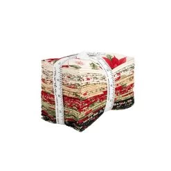 Poinsettia Plaza Fat Eighth Bundle3 Sisters For Moda Fabrics