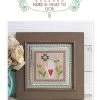 Hands & Heart To God Prim Stitch Series #12 Cross Stitch PatternLori Holt Of Bee In My Bonnet #ISE-431