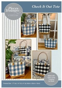 Check It Out Tote Sewing PatternPieces To Treasure #PTT-233