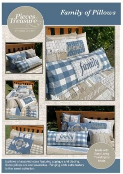 Family Of Pillows Sewing PatternPieces To Treasure #PTT-235